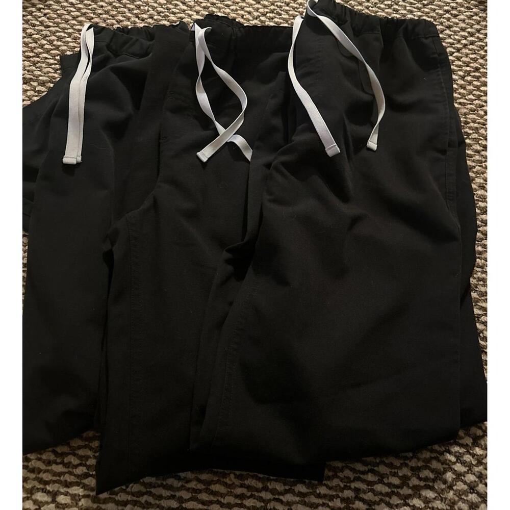 Figs Black Scrub Pisco Basic Bottoms (Bundle Of 3… - image 2